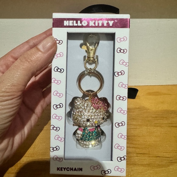 Hello kitty crystals key chain, backpack charm - Picture 1 of 1